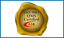 ASR American Systems Registrar ISO-9001:2015 Certified QMS